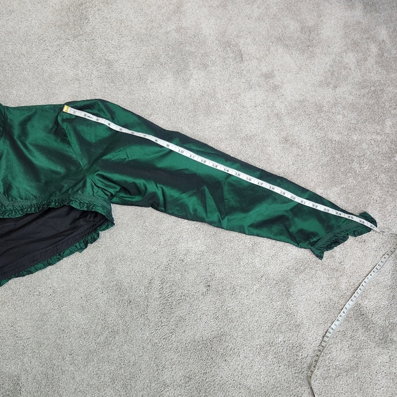 Emerald Green Tafatta Bolero Jacket Size XL Castlecore Renaissance Fairytale - Picture 10 of 14